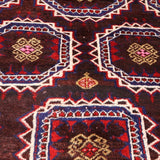 Persian Turkmen Rug | 3' 11" x 6' - Rug the Rock - 