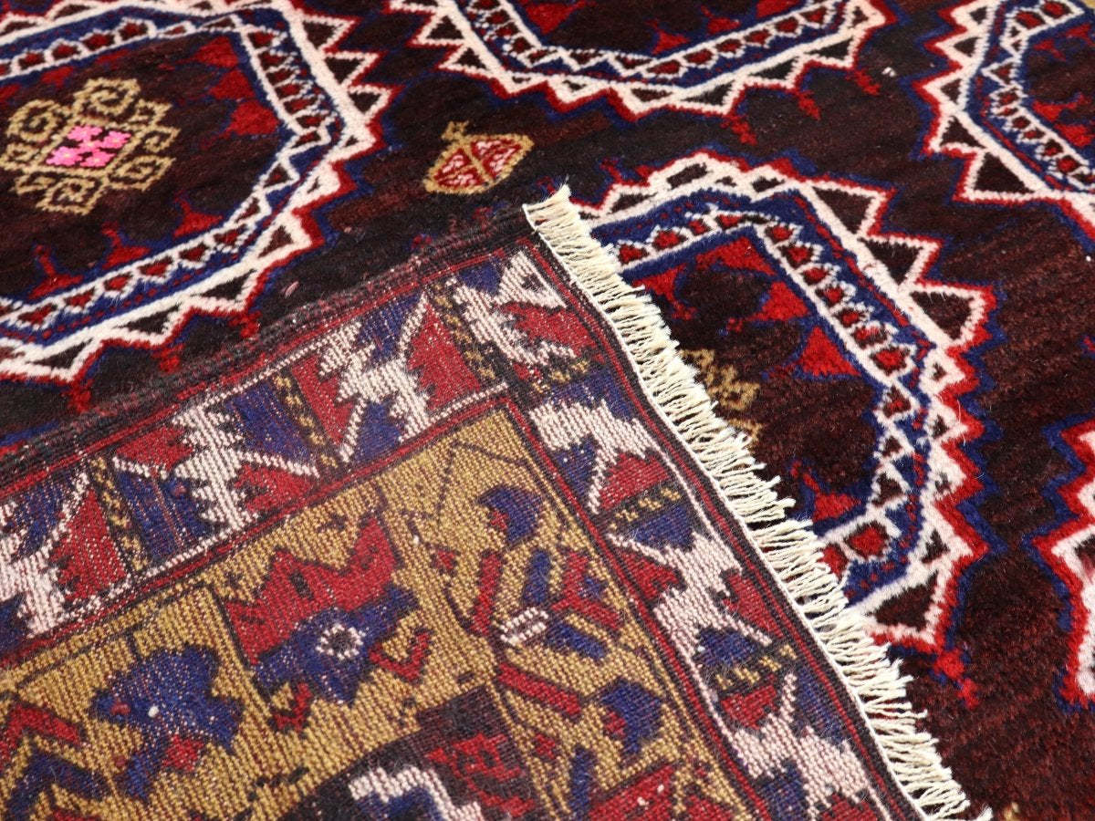 Persian Turkmen Rug | 3' 11" x 6' - Rug the Rock - 
