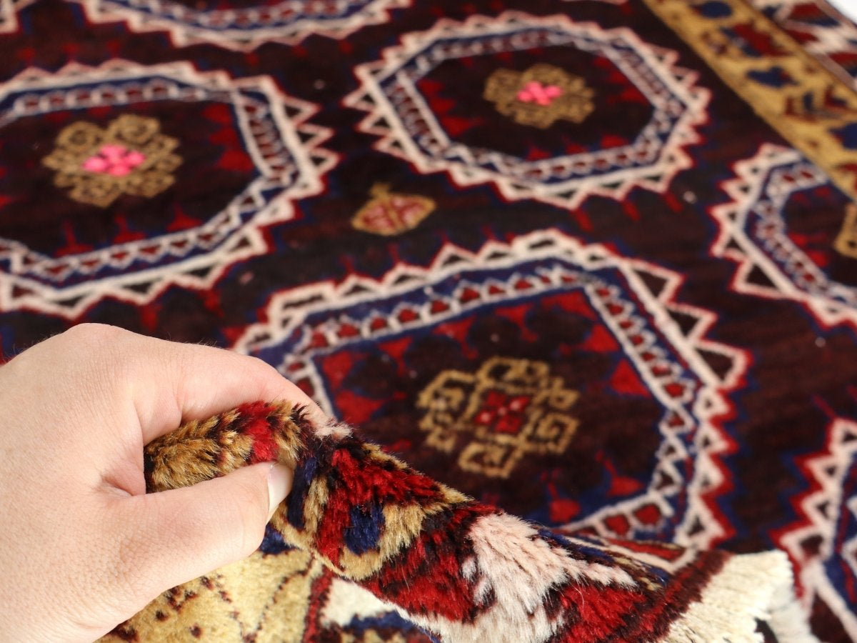 Persian Turkmen Rug | 3' 11" x 6' - Rug the Rock - 