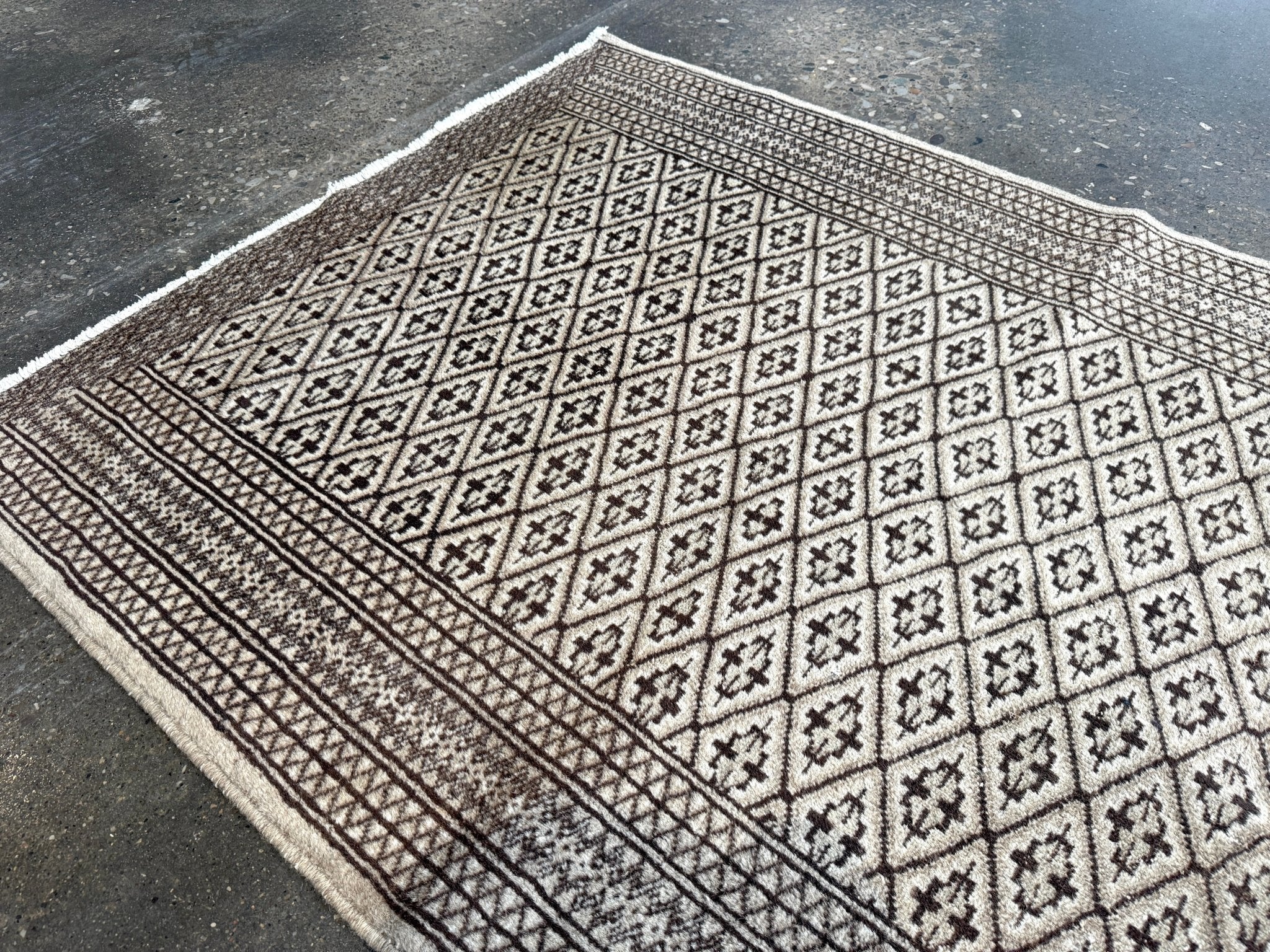 Persian Turkmen Rug | 3' 3" x 4' 5" - Rug the Rock - 