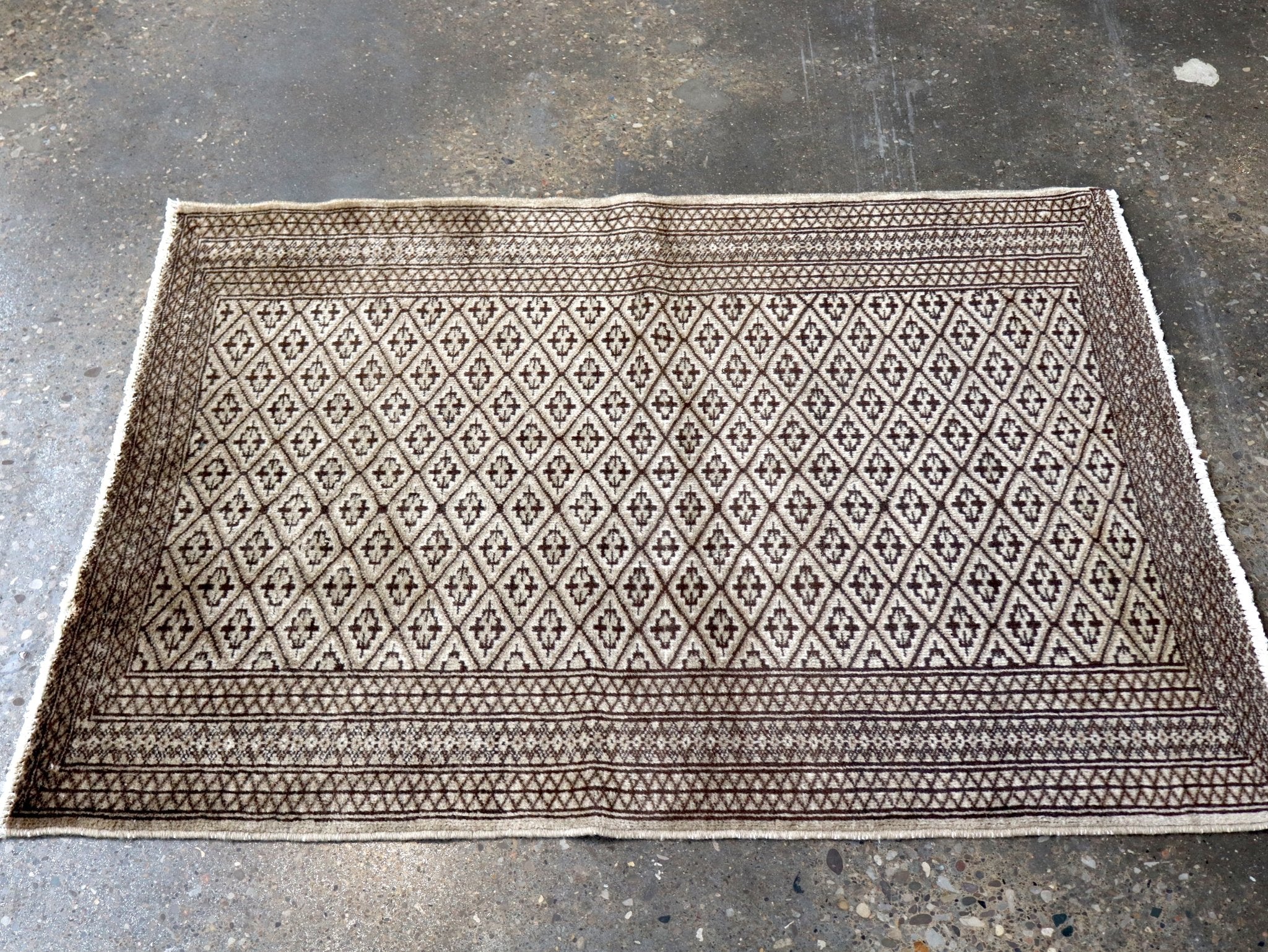 Persian Turkmen Rug | 3' 3" x 4' 5" - Rug the Rock - 