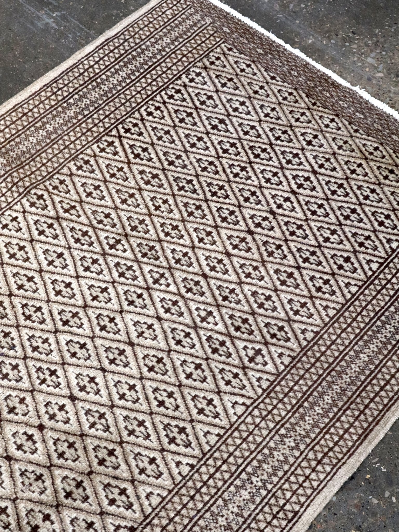 Persian Turkmen Rug | 3' 3" x 4' 5" - Rug the Rock - 