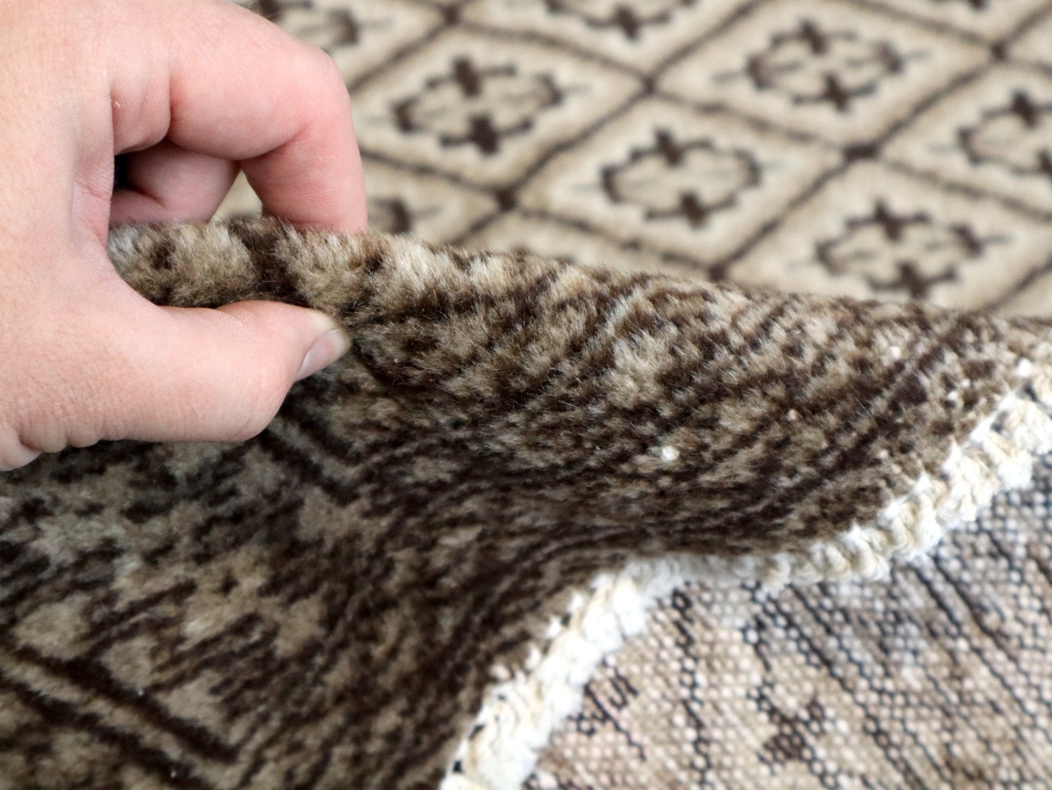 Persian Turkmen Rug | 3' 3" x 4' 5" - Rug the Rock - 