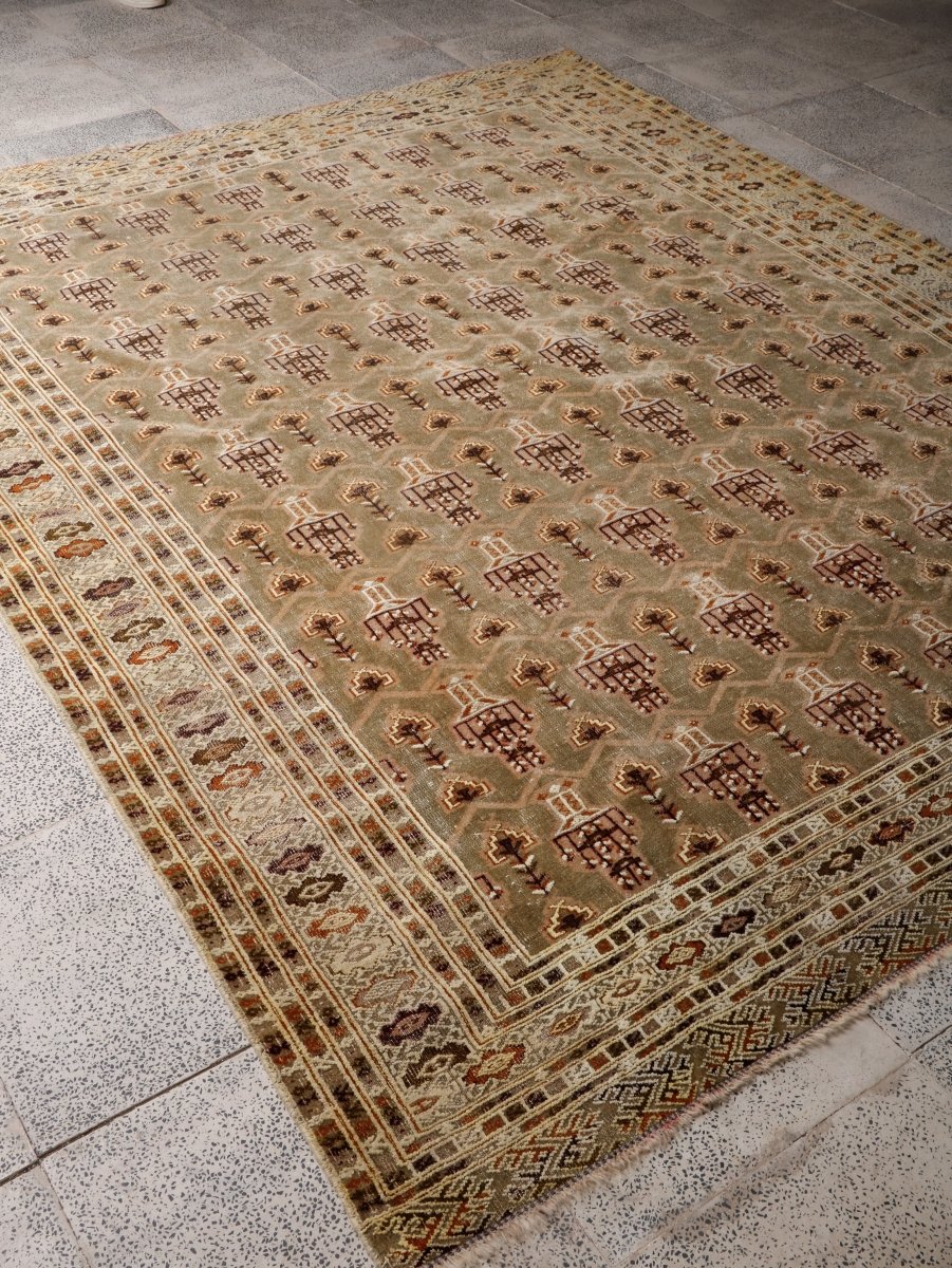 Persian Turkmen Rug | 6' 7” x 8' 4" - Rug the Rock - 