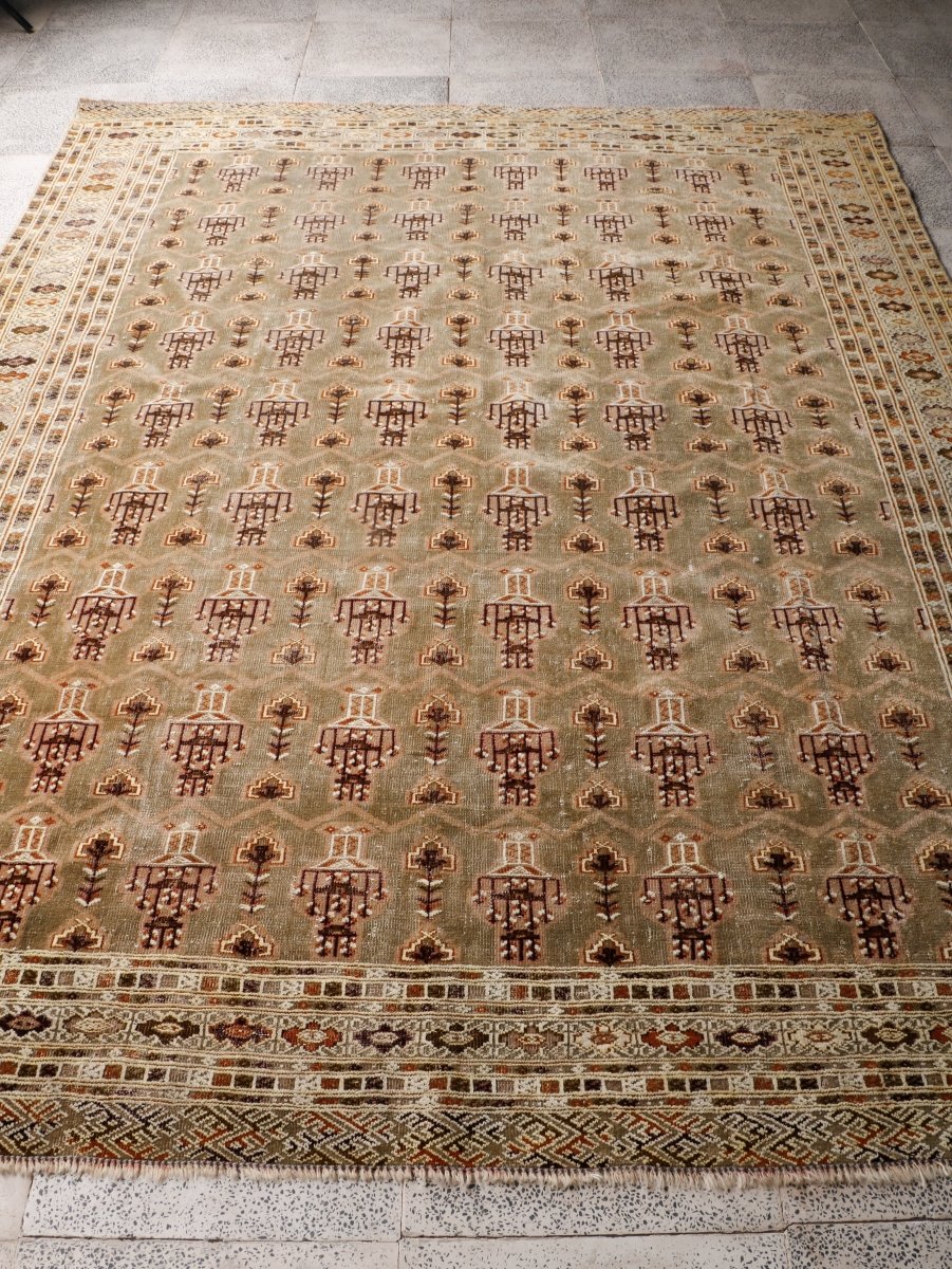 Persian Turkmen Rug | 6' 7” x 8' 4" - Rug the Rock - 