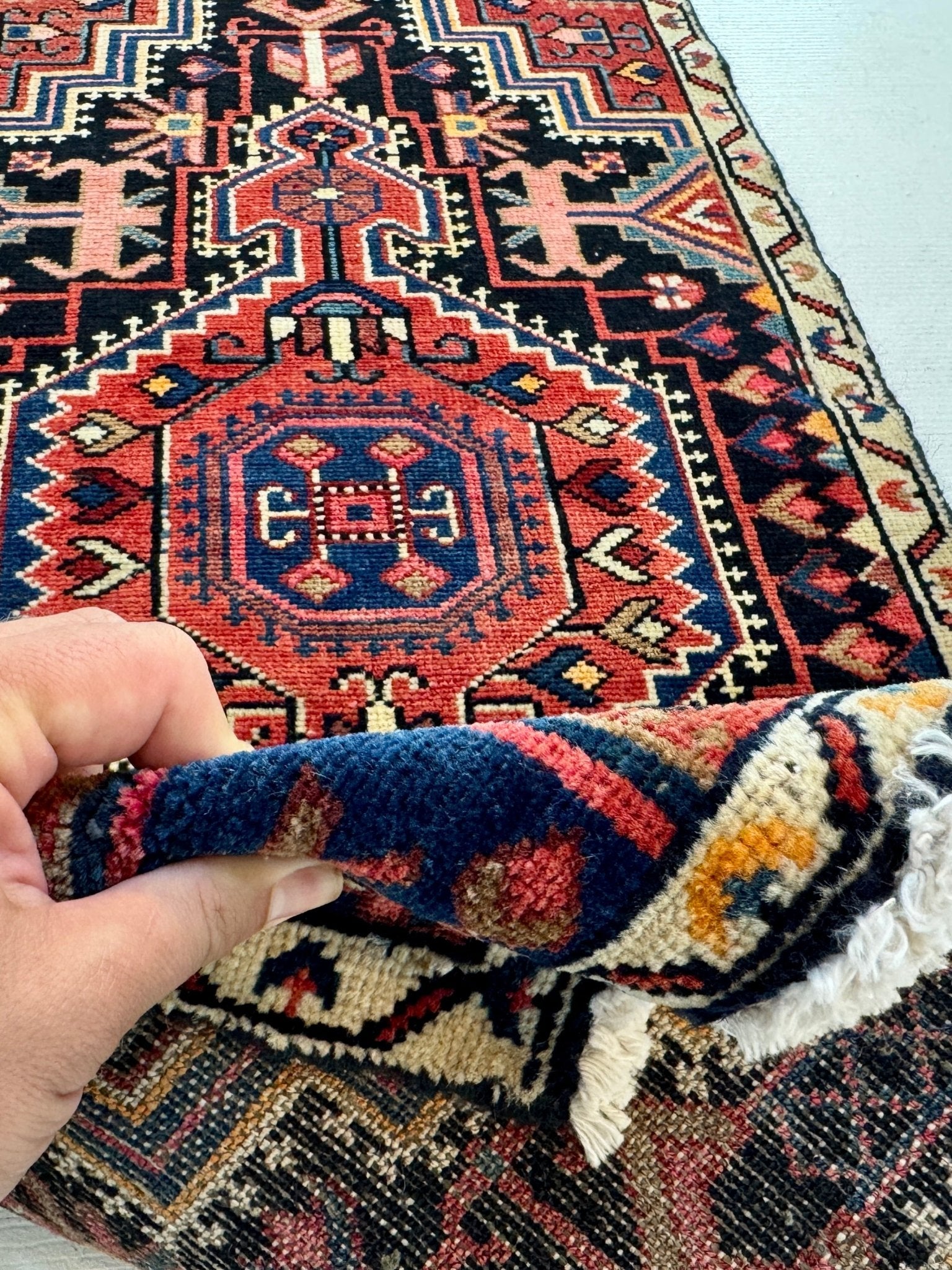 Persian Tuyserkan Rug | 1' 8” x 3' 9" - Rug the Rock - 
