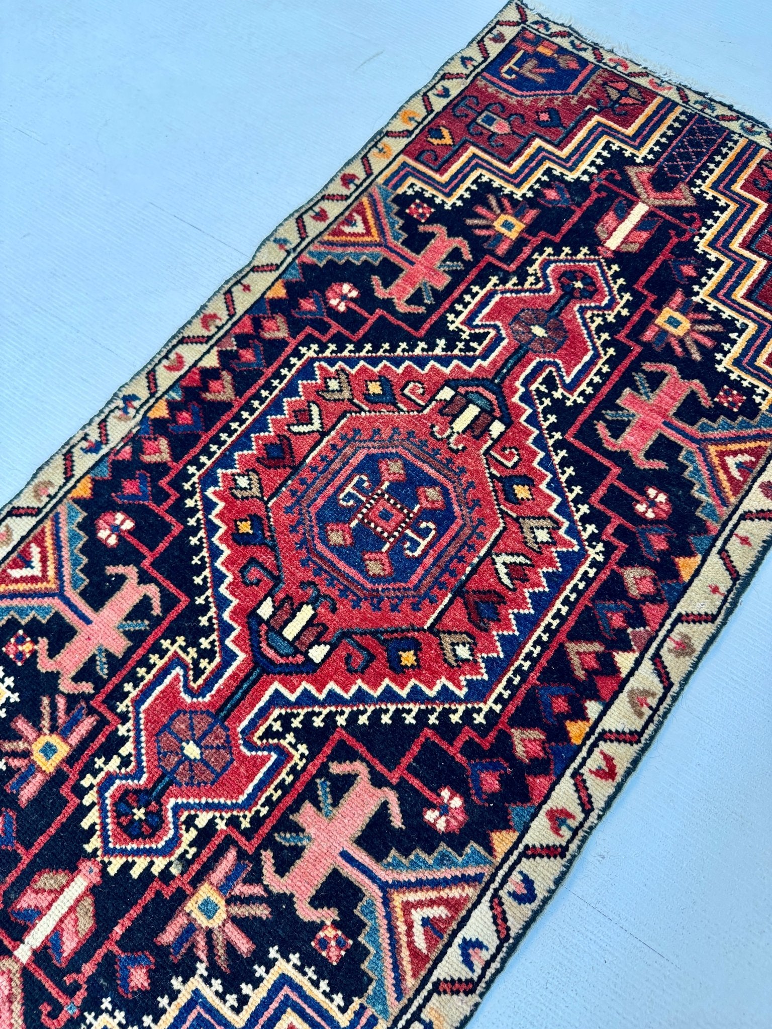 Persian Tuyserkan Rug | 1' 8” x 3' 9" - Rug the Rock - 