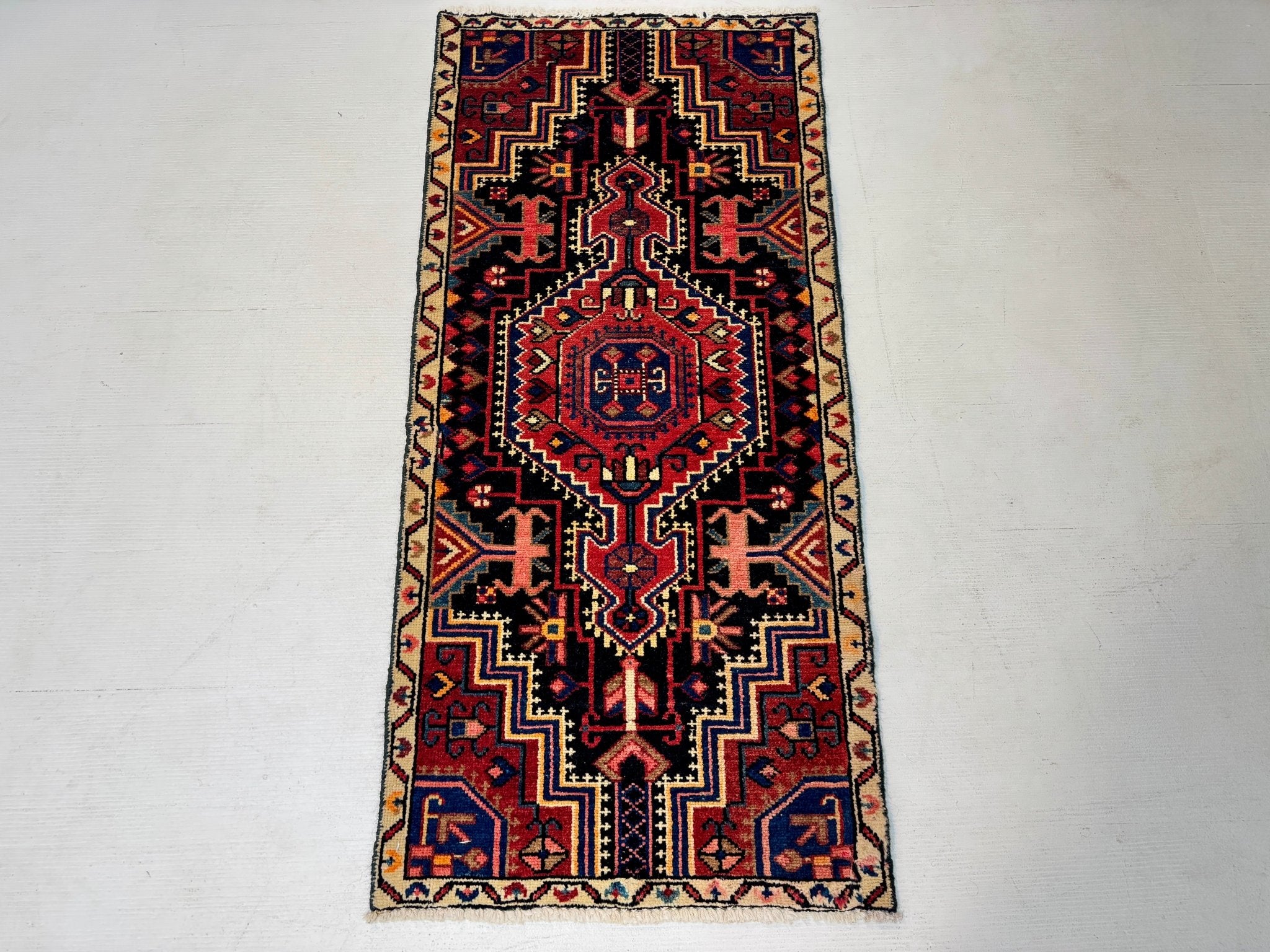 Persian Tuyserkan Rug | 1' 8” x 3' 9" - Rug the Rock - 