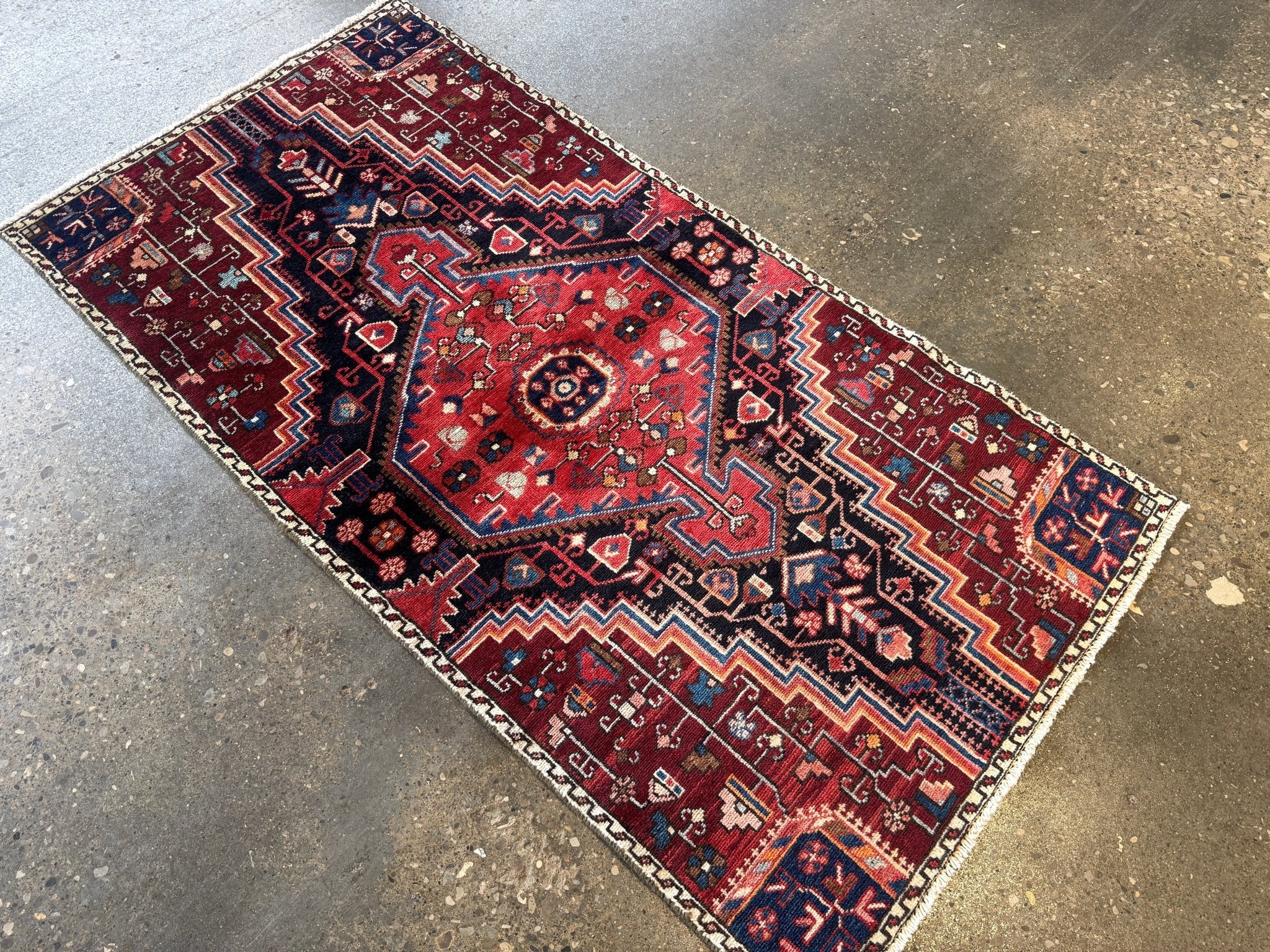 Persian Tuyserkan Rug | 2' 8" x 5' 1" - Rug the Rock - 