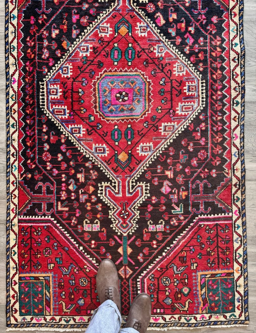 Persian Tuyserkan Rug | 3' 8" x 7' 3" - Rug the Rock - 4 x 65 x 7available rugs