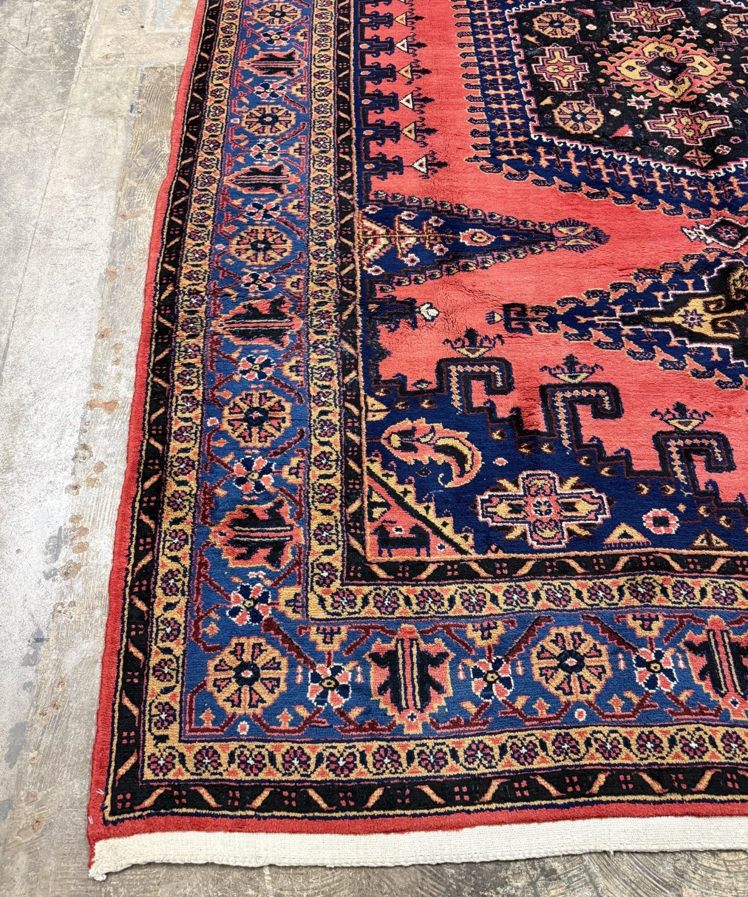 Persian Viss Rug | 7' 2" x 9' 6" - Rug the Rock - availableGeometricHand-knotted