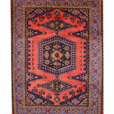 Persian Viss Rug | 7' 2" x 9' 6" - Rug the Rock - availableGeometricHand-knotted