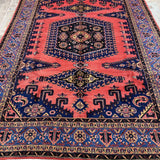 Persian Viss Rug | 7' 2" x 9' 6" - Rug the Rock - availableGeometricHand-knotted