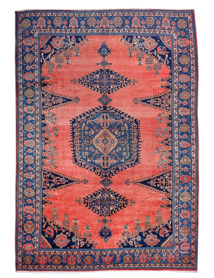 Persian Viss Rug | 7' 9” x 11' 6" - Rug the Rock - 