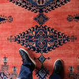 Persian Viss Rug | 7' 9” x 11' 6" - Rug the Rock - 