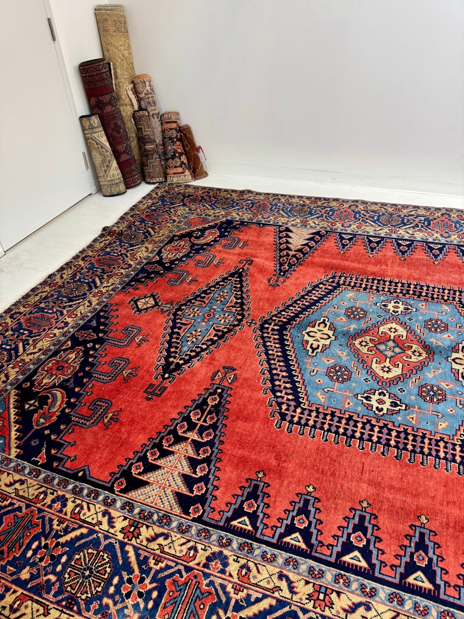 Persian Viss Rug | 9' 6” x 11' 11" - Rug the Rock - 