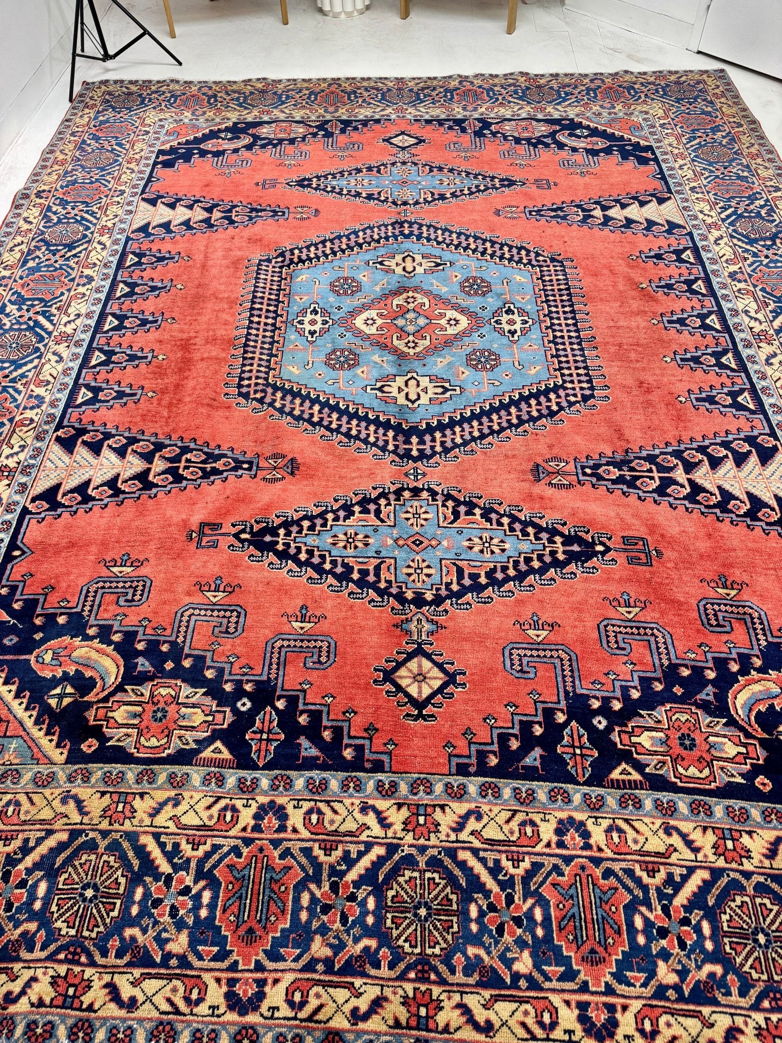 Persian Viss Rug | 9' 6” x 11' 11" - Rug the Rock - 