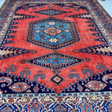 Persian Viss Rug | 9' 6” x 11' 11" - Rug the Rock - 