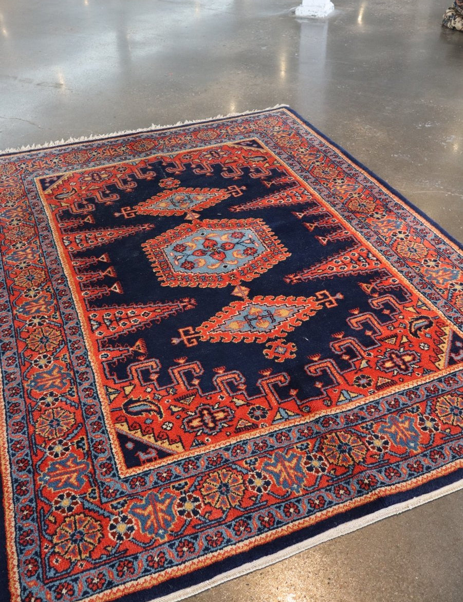 Persian Wiss Rug | 4' 11" x 7' 5" - Rug the Rock - 