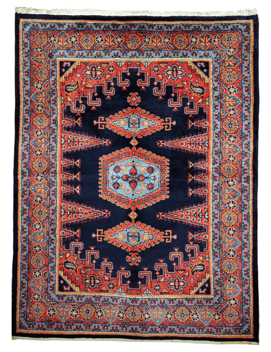 Persian Wiss Rug | 4' 11" x 7' 5" - Rug the Rock - Medium Rugs | 3' 6' x 4' x 7'