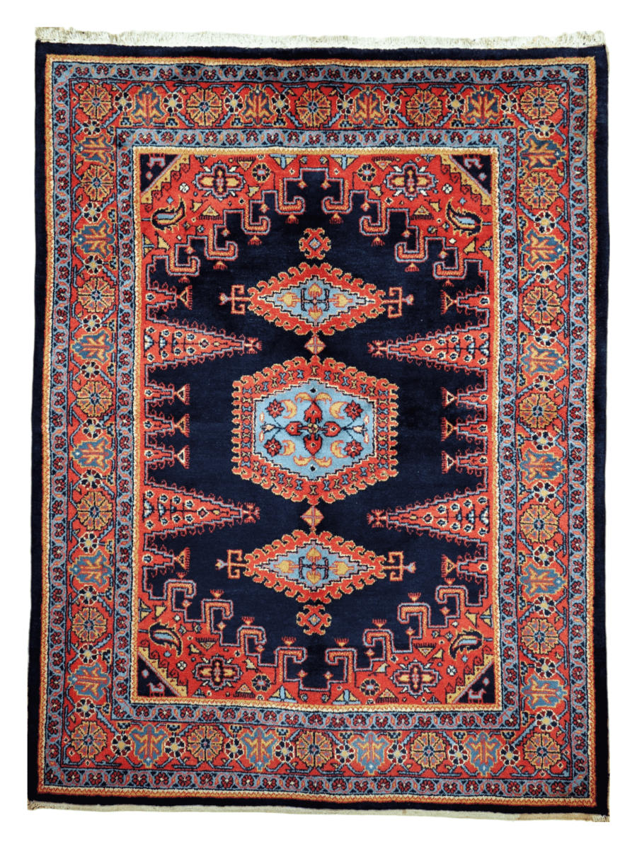 Persian Wiss Rug | 4' 11" x 7' 5" - Rug the Rock - Medium Rugs | 3' 6' x 4' x 7'