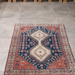 Persian Yalameh Rug | 3' 1” x 4' 6" - Rug the Rock - 