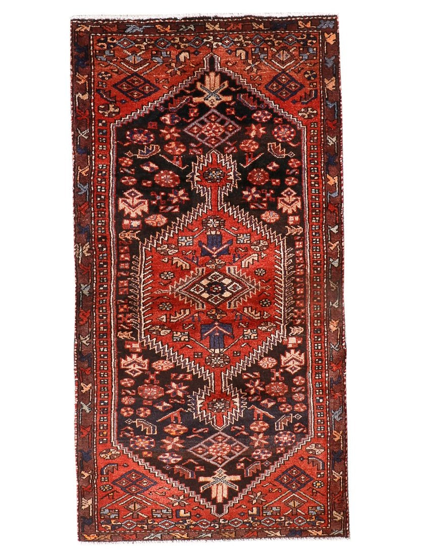 Persian Zanjan Rug | 3' 1” x 6' 5" - Rug the Rock - 