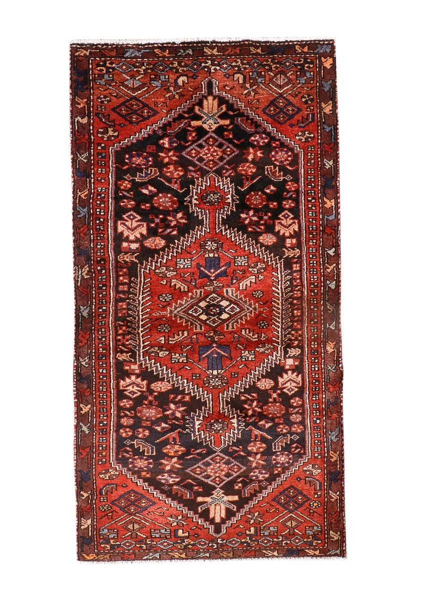 Persian Zanjan Rug | 3' 1” x 6' 5" - Rug the Rock - 