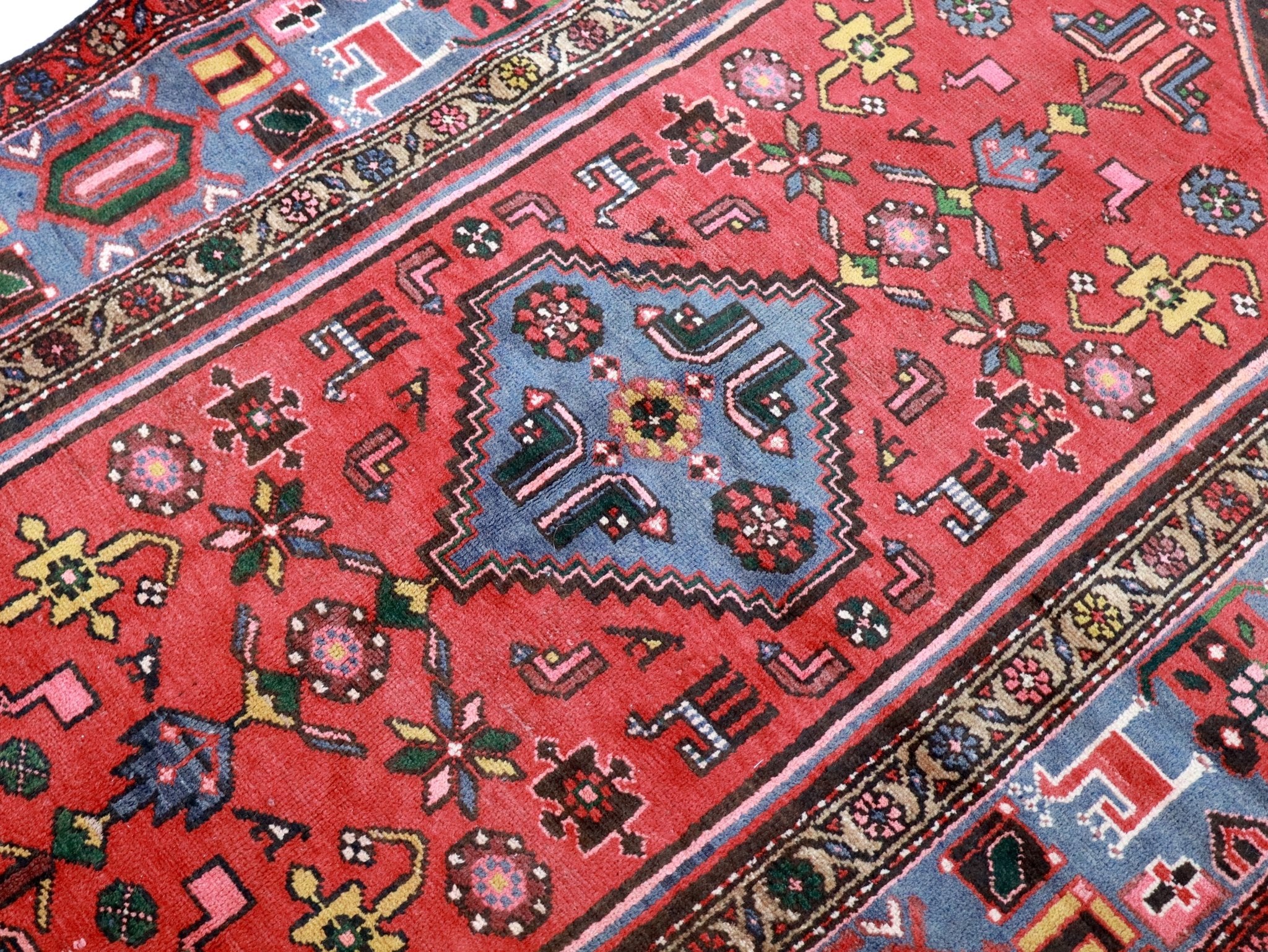Persian Zanjan Rug | 4' 3" x 7' 2" - Rug the Rock - 5 x 86 x 97 x 10