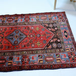 Persian Zanjan Rug | 4' 3" x 7' 2" - Rug the Rock - 5 x 86 x 97 x 10