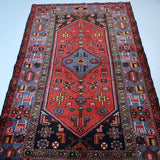 Persian Zanjan Rug | 4' 3" x 7' 2" - Rug the Rock - 5 x 86 x 97 x 10