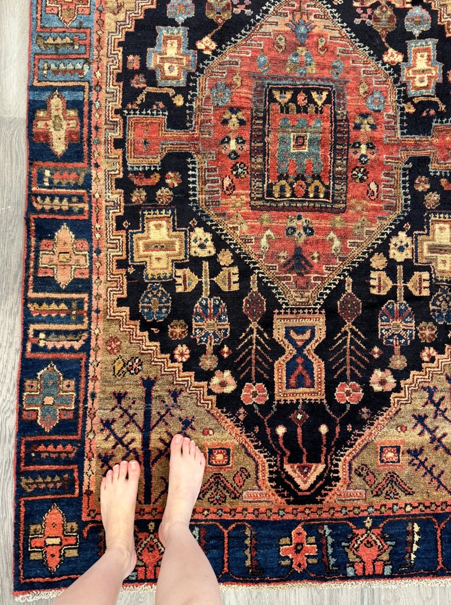 Persian Zanjan Rug | 4' x 6' 5" - Rug the Rock