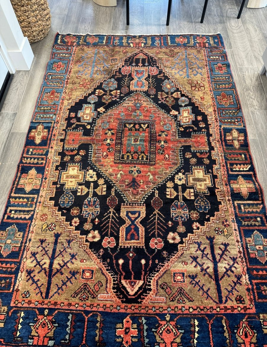 Persian Zanjan Rug | 4' x 6' 5" - Rug the Rock