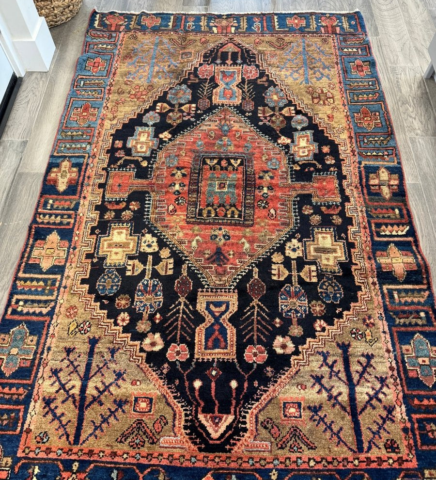 Persian Zanjan Rug | 4' x 6' 5" - Rug the Rock