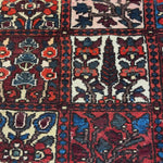 Vintage Shalamzar Bakhtiari Wool Rug. Original rug video; SKU EE 32215; source IMG_7429.