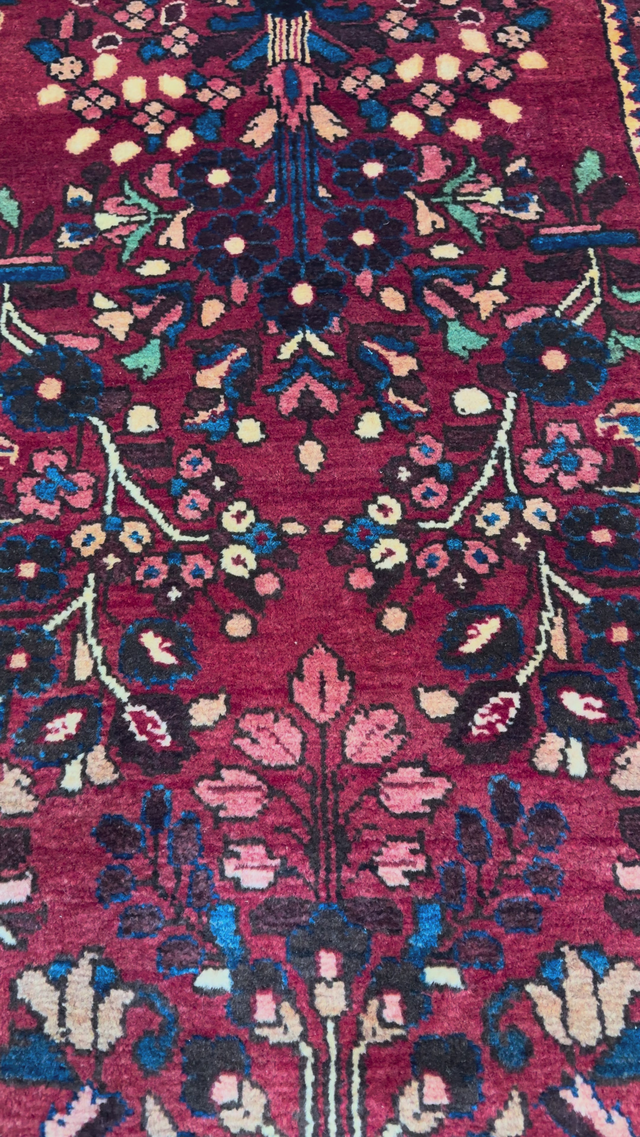 Persian Lilihan Runner, original product video 1, hand-knotted wool pile. SKU RR 32312.