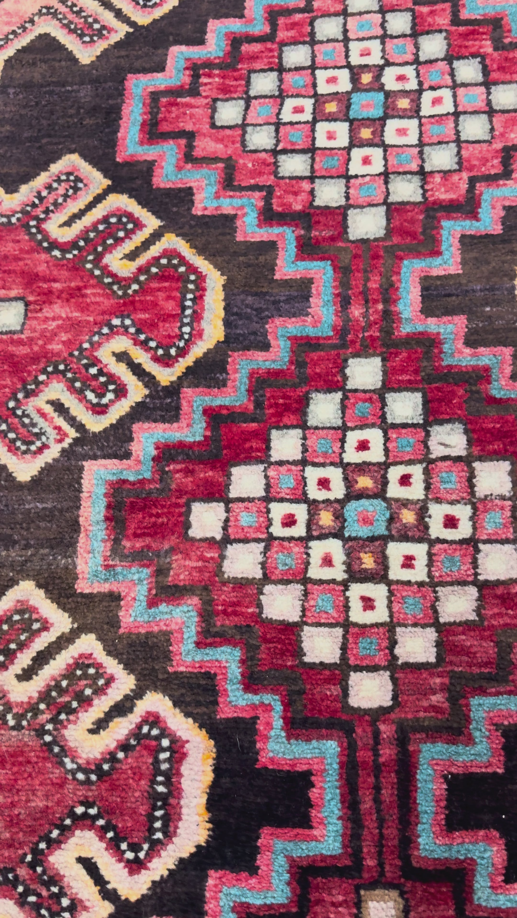 Persian Hamadan Runner, original product video 1, hand-knotted wool pile. SKU RR 30127.