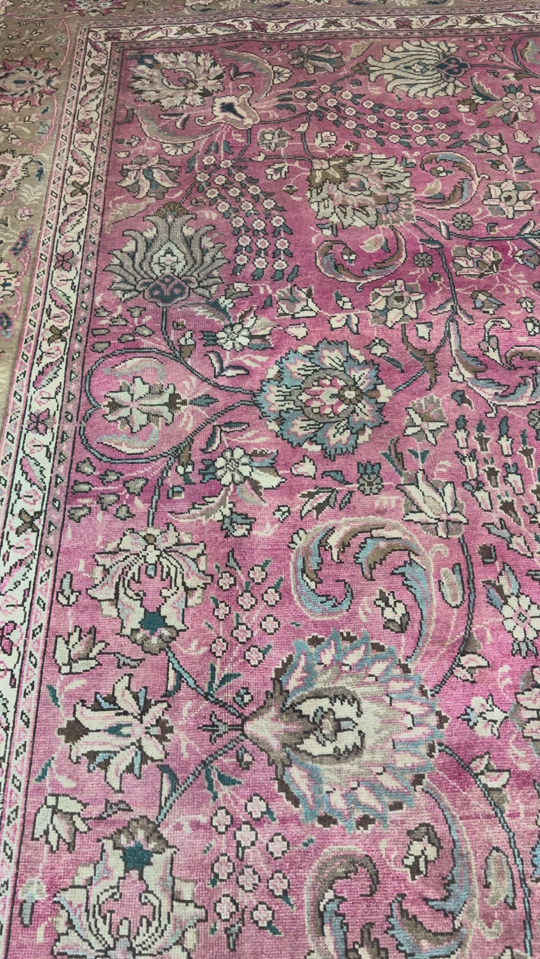 Tabriz hand-knotted rug, original video 30250 IMG_6340.MOV