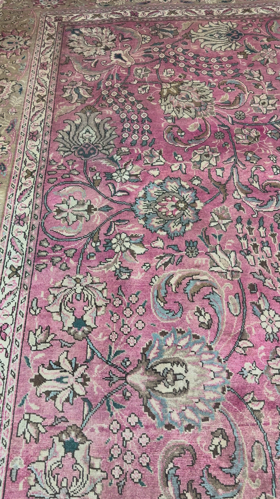 Tabriz hand-knotted rug, original video 30250 IMG_6340.MOV