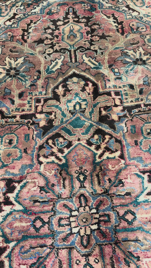 Vintage Sharabian Rug, original product video 1, hand-knotted wool pile. SKU NH144817.