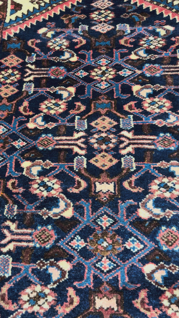Vintage Hamadan Runner, original product video 1, hand-knotted wool pile. SKU PP 101392.
