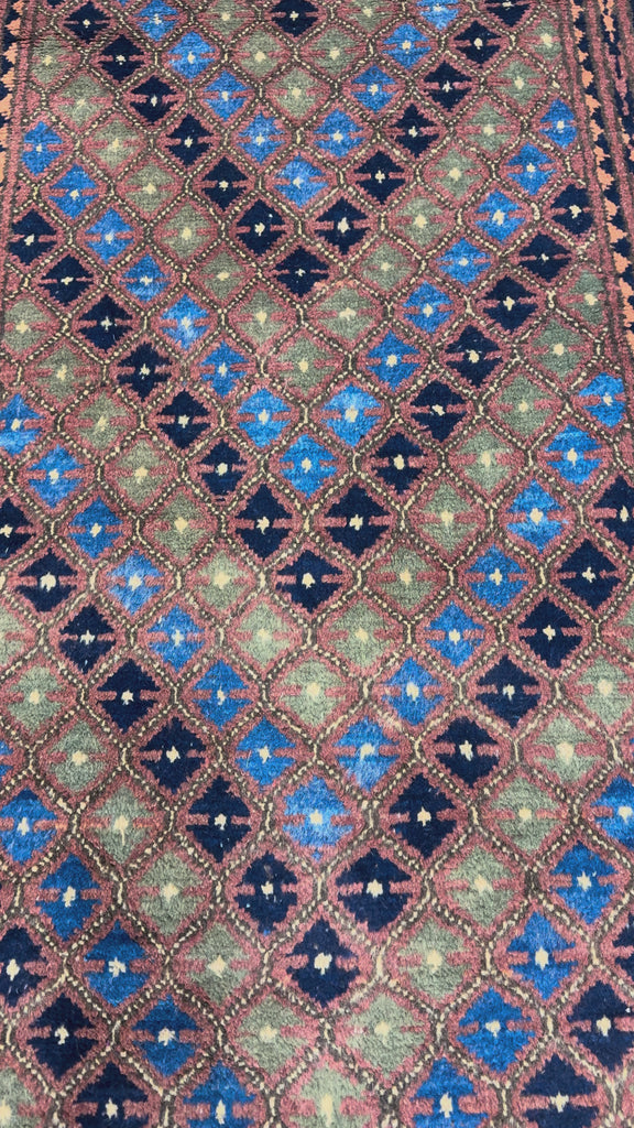 Afghan Runner, original product video 2, hand-knotted wool pile. SKU 1.0010.