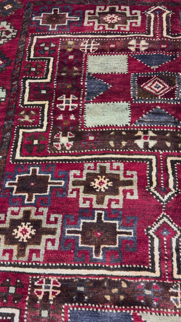 Persian Quchan Kurdish Rug, original product video 2. SKU 30811.