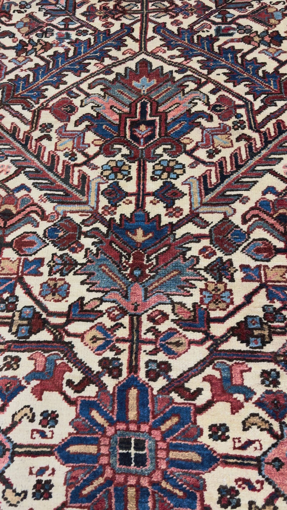 Vintage Mehravan Rug, original product video 1, hand-knotted wool pile. SKU 1.0488.