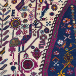 Vintage Sirjan Luri Afshar Rug, original product video 1, hand-knotted wool pile. SKU RR 32447.