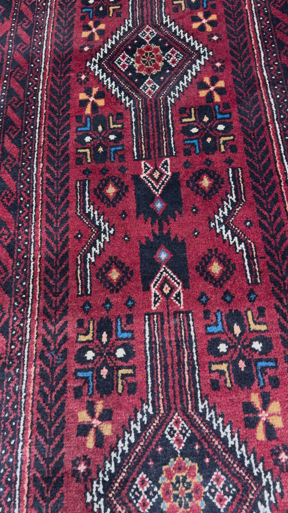 Baluch Runner, original product video 2, hand-knotted wool pile. SKU RR 30711.