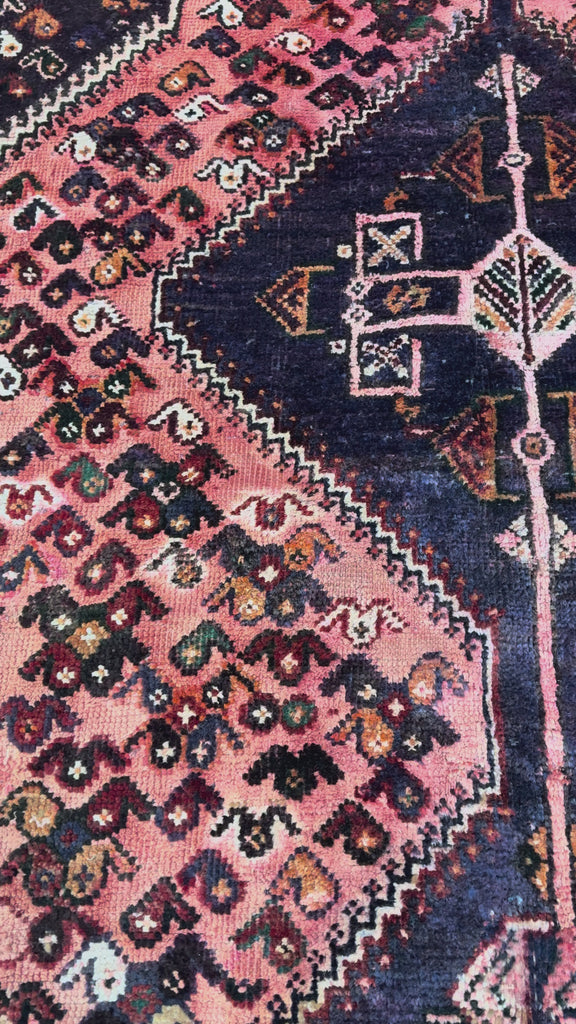 Vintage Shuli Shiraz Wool Rug. Original rug video; SKU PP 108924; source IMG_7348.