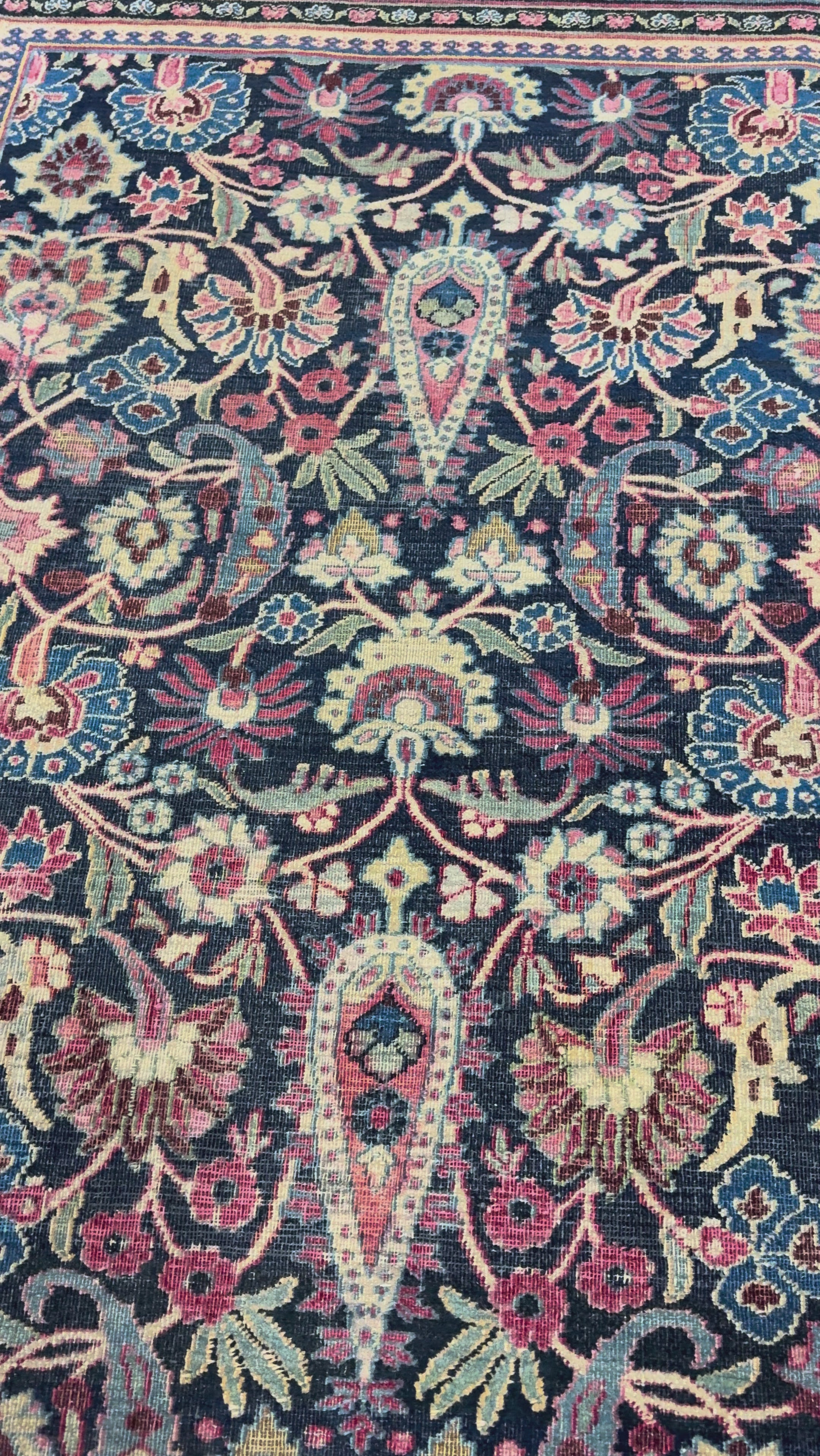 Vintage Mashhad Khorasan Rug, original product video 1, hand-knotted wool pile. SKU RR 30636.