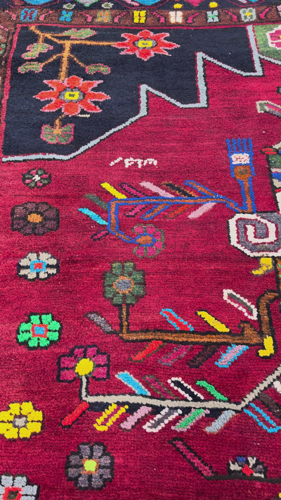 Persian Hamadan Rug, original product video 2. SKU RR 33017.