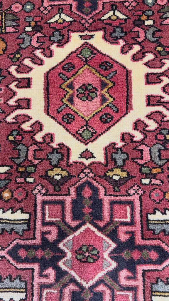 Vintage Qarajeh Wool Runner. Original rug video; SKU RR 32388; source IMG_7411.MOV.